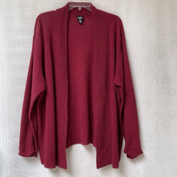 Eileen Fisher Sweaters - Eileen Fisher Cardigan Womens 1X Plus Sweater 100 % Wool Capsule Feminine Career